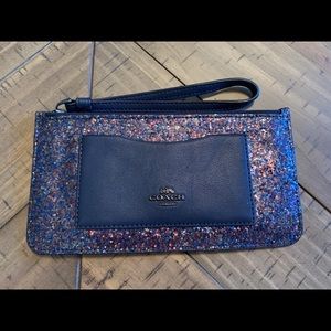 Coach Glitter Wristlet/Wallet